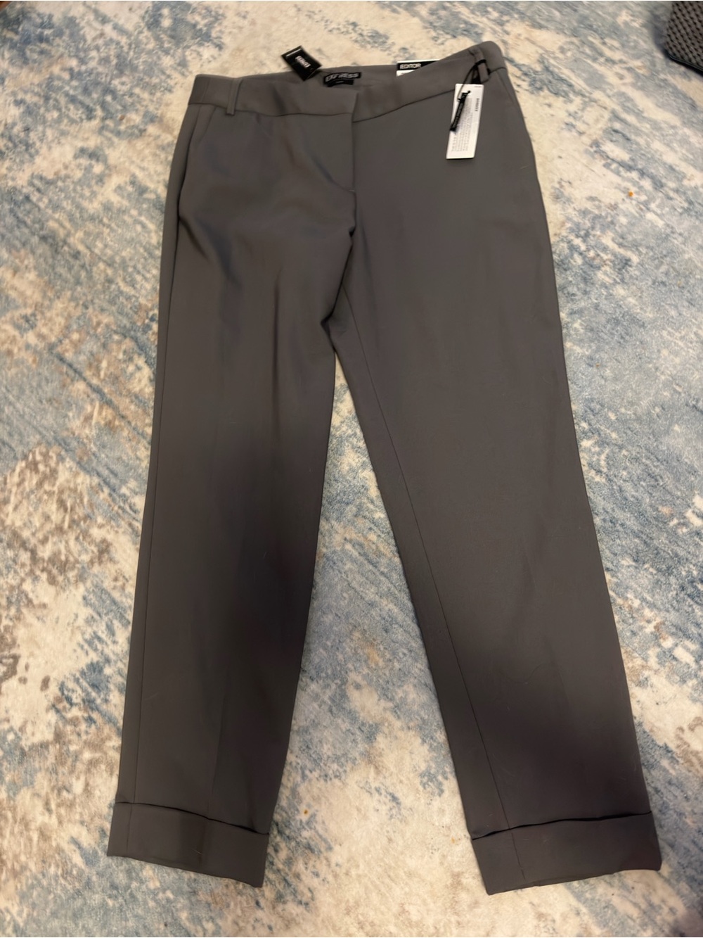 Women’s Express Editor Pants Gray Dress Pants -6R Ankle